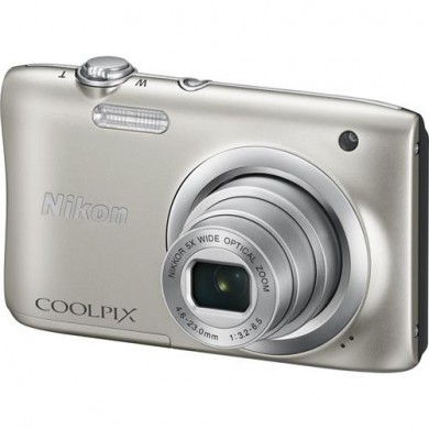 Фотоаппарат Nikon Coolpix A100 Silver (VNA970E1)